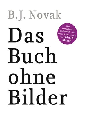 cover image of Das Buch ohne Bilder